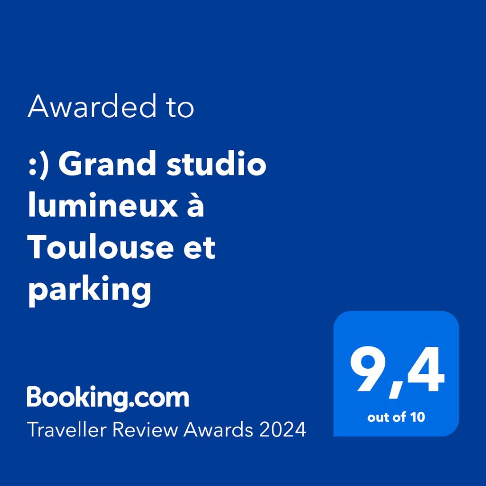 :) Grand Studio Lumineux A Toulouse Et Parking 外观 照片
